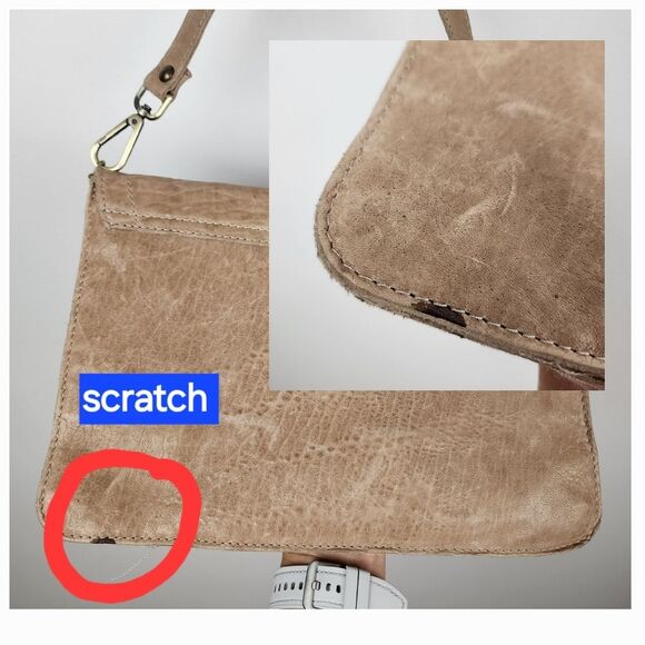 Maxon Shoulder Bag Italian Natural Leather Crossbody Messenger Purse Handbag - Picture 7 of 16